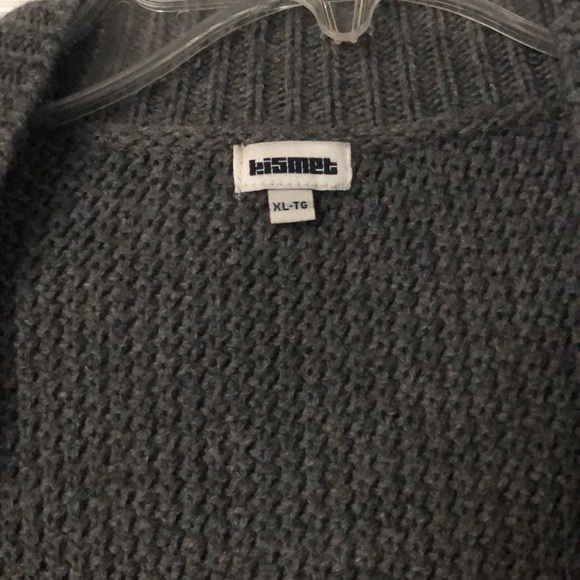 ⭐️FREE/$25 purchase⭐️ Kismet grey cardigan - Picture 2 of 3